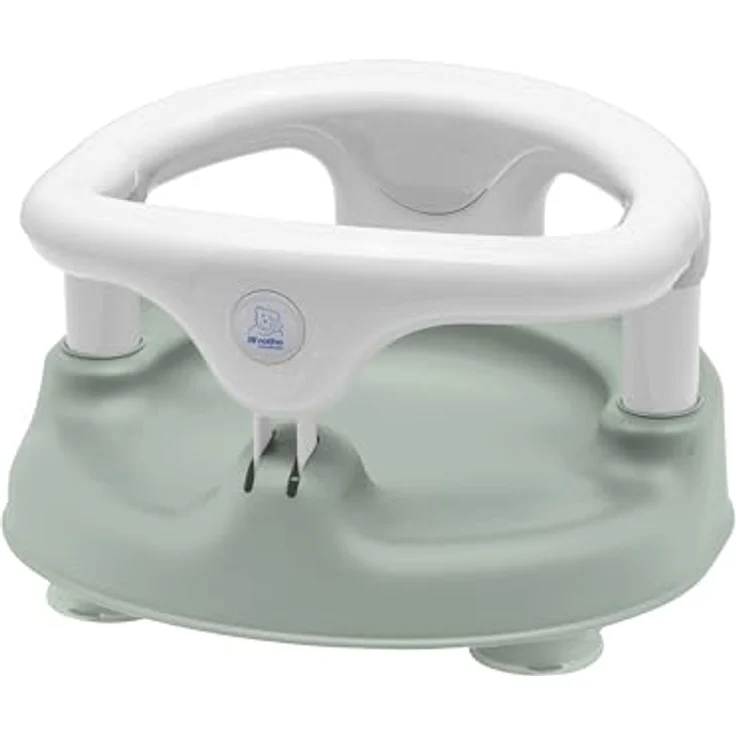 Rotho Babydesign Badewannensitz, vielseitig für Badewanne und Dusche, grün weiß, geeignet für Kinder ab 7 Monaten bis 13 kg – Bild 1