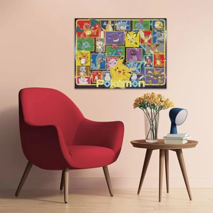Ravensburger Puzzle 12001130 - Leuchtende Pokémon - 2000 Teile Puzzle für Erwachsene und Kinder ab 14 Jahren, Yellow – Bild 5