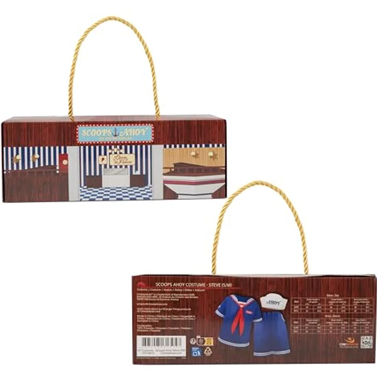 Cinereplicas Stranger Things - Steve Kostüm - S/M - Offizielle Lizenz, authentische 1980er Jahre Premium-Replik – Bild 3