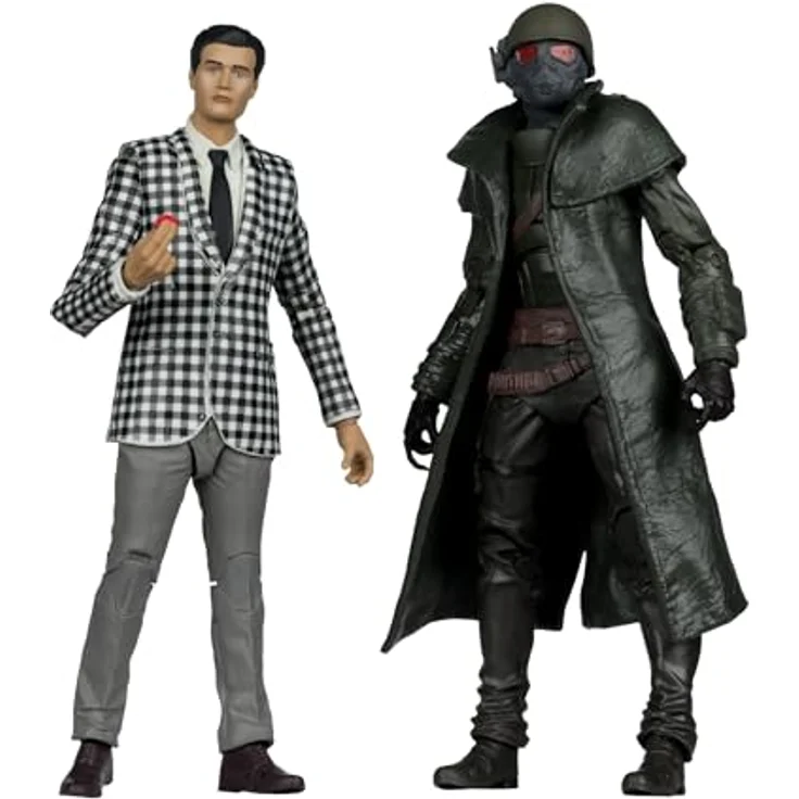 McFarlane Fallout: New Vegas Statue 2-Pack, Riot Ranger Armor & Benny Survivor, 18 cm, detailreiche Figuren mit 22 beweglichen Teilen und Sammelkarten – Bild 1