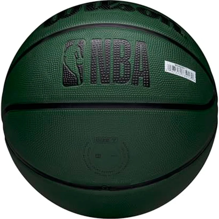 Wilson NBA Team Tribute Solid Basketball - Milwaukee Bucks, 3-Schicht-Design mit eingearbeitetem Teamlogo – Bild 4