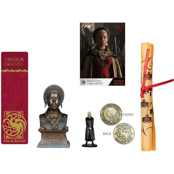 McFarlane Toys - House of The Dragon Rhaenyra Targaryen Collector Box, Sammelfiguren-Set mit Minifigur, Charakterbüste und mehr – Bild 2