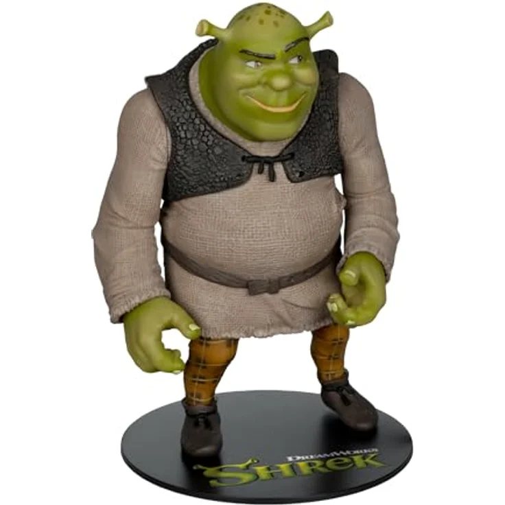 McFarlane Toys - DreamWorks Shrek-Figur, 30,5 cm, detailgetreu aus PVC-Kunststoff, inkl. Figurenbasis und Sammelkunstkarte – Bild 1