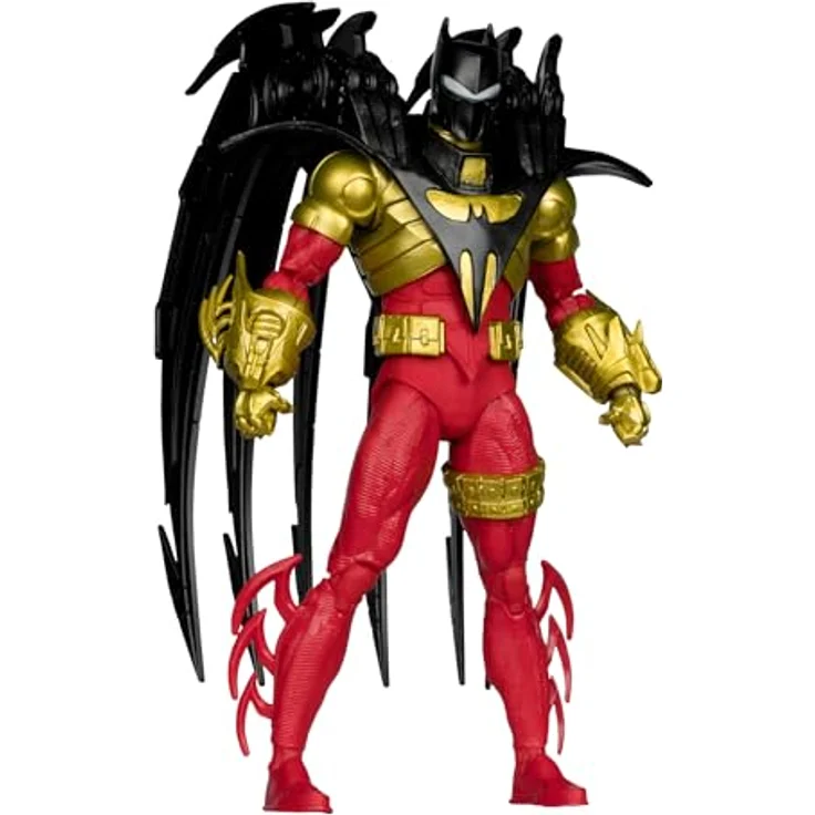McFarlane DC Multiverse Azrael Batman (Knightquest), detailreiche Actionfigur, 19 cm mit Zubehör und Base – Bild 1