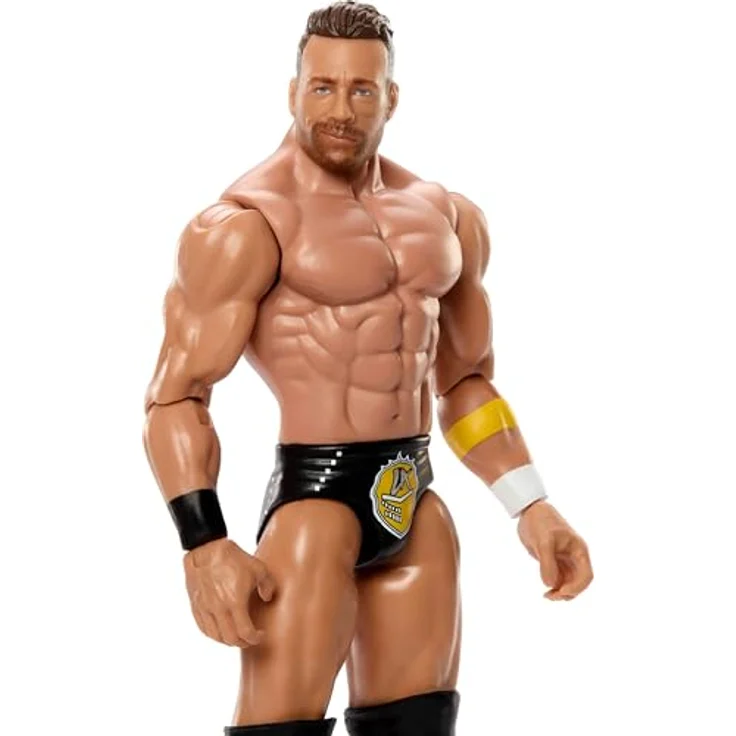 Mattel WWE LA Knight Actionfigur, Hauptkampf-Serie #155, ca. 15 cm groß mit 10 Bewegungspunkten und lebensechtem Aussehen, Mehrfarbig, JCV48 – Bild 3
