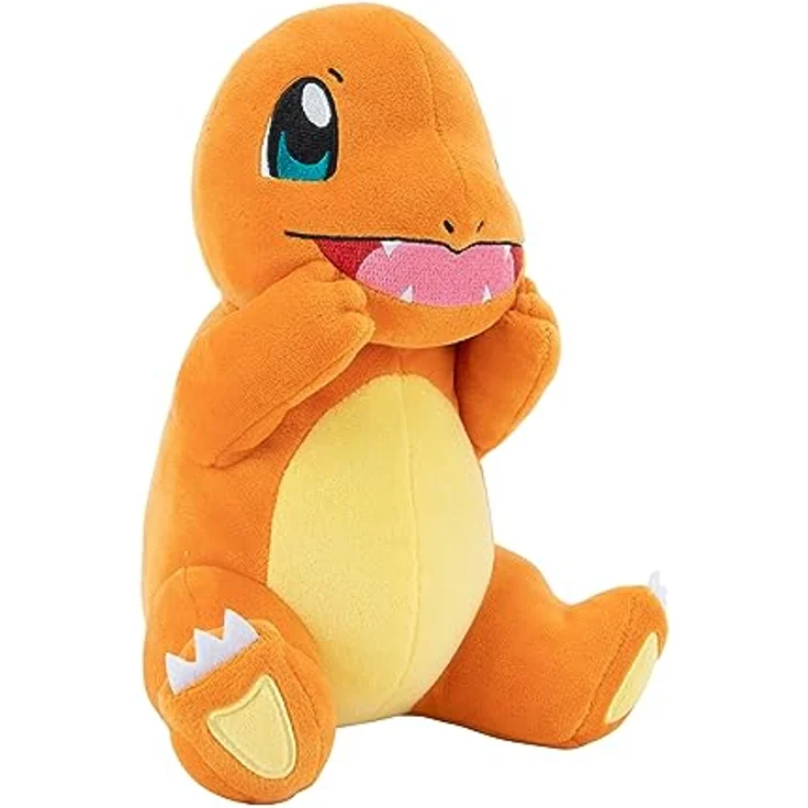 Pokémon PKW3082-20cm Plüsch - Glumanda, offizielles Plüsch, superweich und inspiriert von der Pokémon Zeichentrickserie – Bild 5