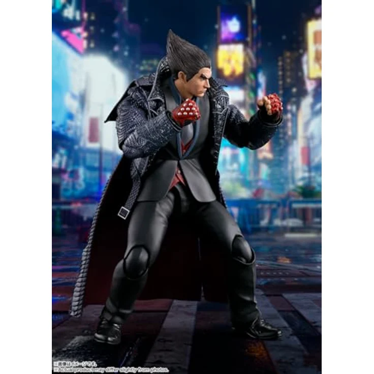 TAMASHII NATIONS S.H. Figuarts Kazuya Mishima, Tekken 8 Figurine 15 cm mit zwei Köpfen und mehreren Händen – Bild 3