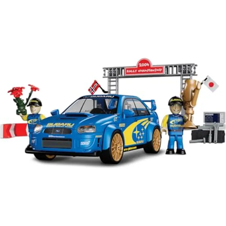 COBI Subaru Impreza WRC 2004, Modellfahrzeug aus Bausteinen made in EU