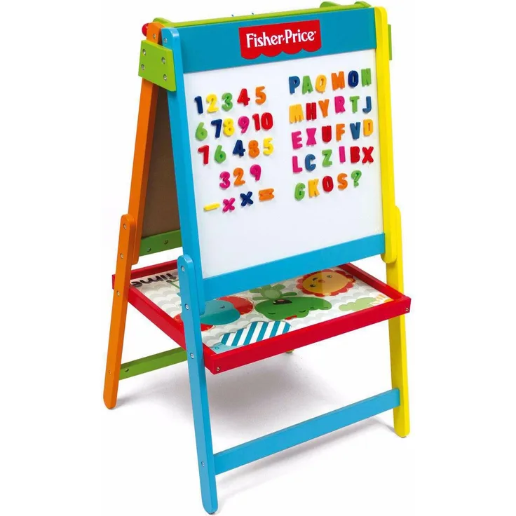 Arditex Maltafel Fisher-Price, Kreativtafel für Kinder mit magnetischer Oberfläche und Zeichenstift, bunt