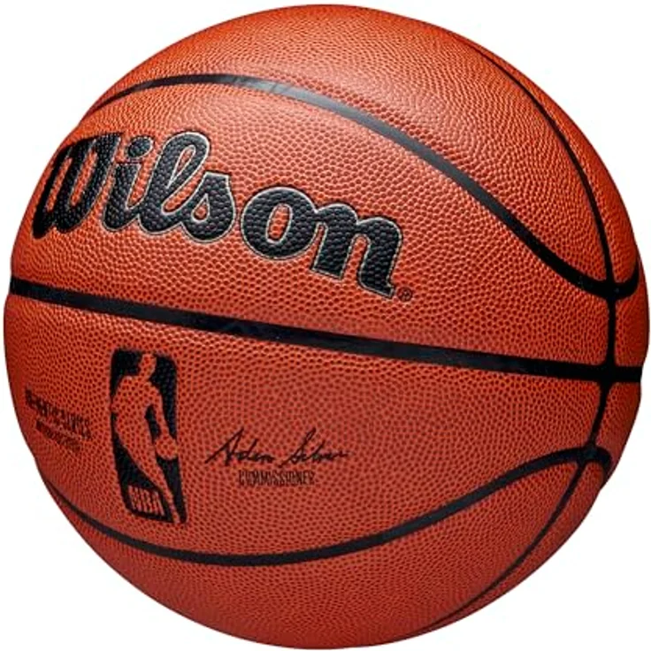 Wilson NBA Authentic Series Indoor-Outdoor Ball WZ2016501XB, Unisex basketballs, Orange, Composite leather – Bild 3