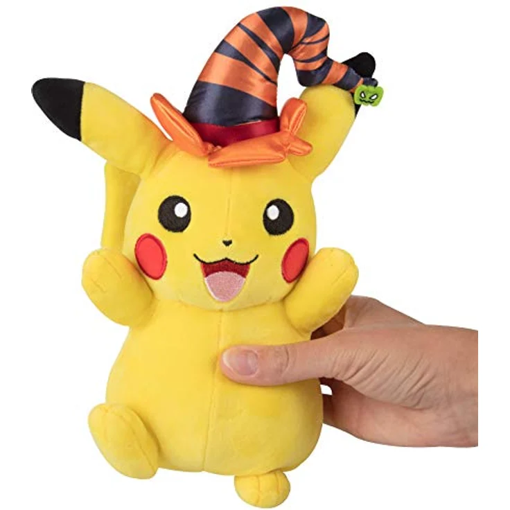 Boti Pokémon Halloween Pikachu Plüschfigur, 20 cm, Kuscheltier – Bild 5
