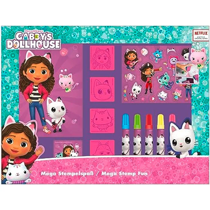 Undercover 6600000038 Gabbys Puppenhaus Stempelset, Multi-Color
