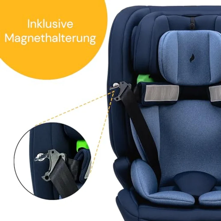 Osann Autokindersitz Osann Flux Isofix i-Size, Kinderautositz, 14-fach höhenverstellbarer Kopfschutz, seitlicher Aufprallschutz, verschiedene Farben – Bild 6