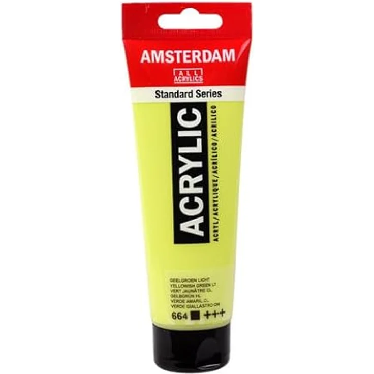 Amsterdam Standard Series Acrylic Paint, Yellowish Green Light 664, 120 ml, Deckend, Hochwertige Pigmente, Ausgezeichnete Lichtechtheit, Seidiges Finish – Bild 4