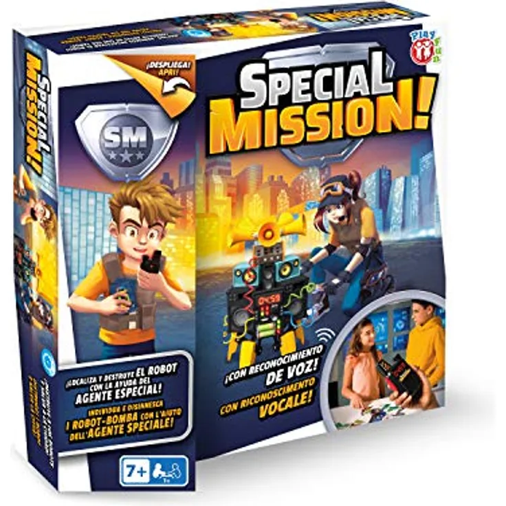 IMC TOYS Play Fun - Special Mission (IMC 80126IM), Sammelfigur mit Sprach­erkennungssystem und Mission-Karten für Kinder ab 7 Jahren