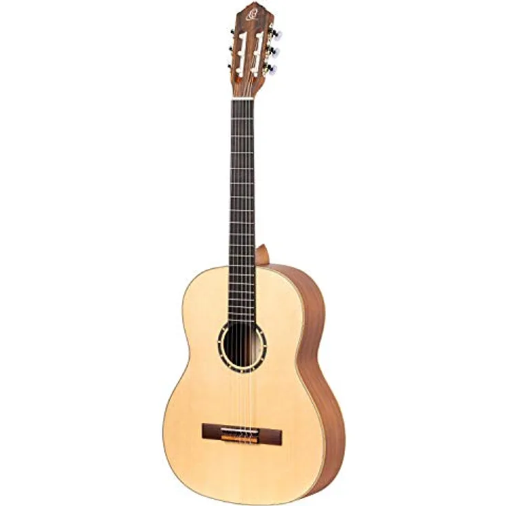Ortega Guitars Slim Neck 4/4 Konzertgitarre - Linkshänder - Family Series - inklusive Gigbag - Mahagoni / Fichtendecke (R121SN-L)