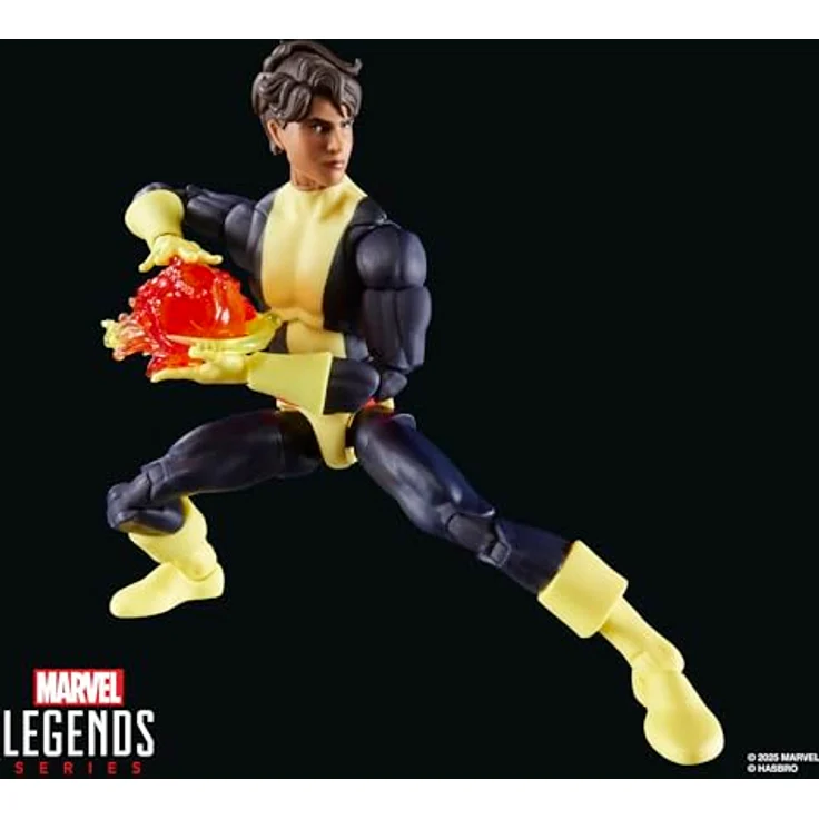 Hasbro Marvel Xmen Legends ENT 5, Sammelfigur Sunspot aus X-Men '97 mit 4 Accessoires und über 20 Bewegungspunkten – Bild 5
