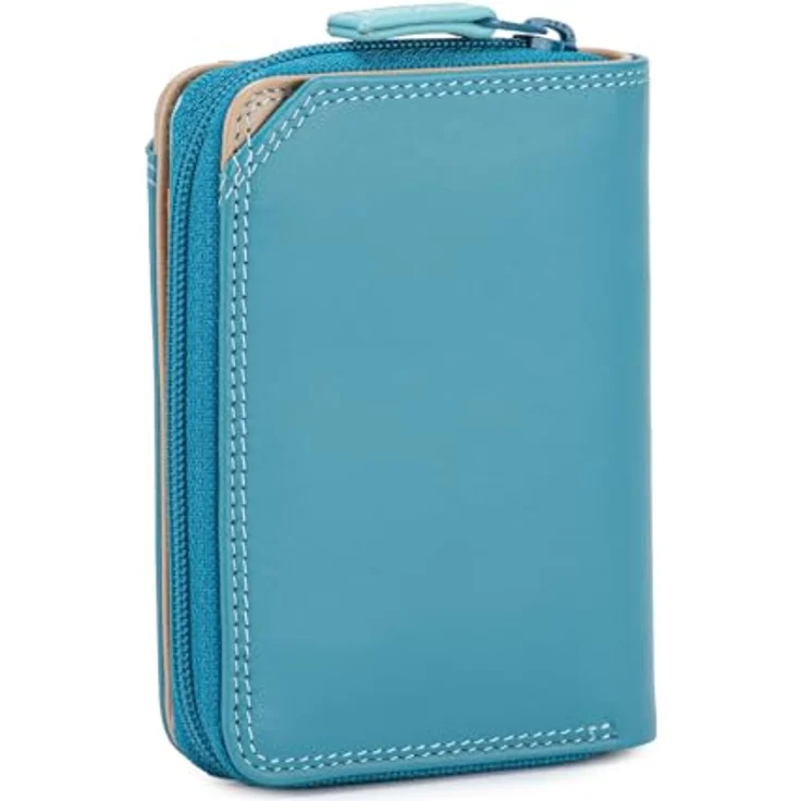 Mywalit Small Wallet Geldbörse aus 100% Leder, 10 cm, blau – Bild 2