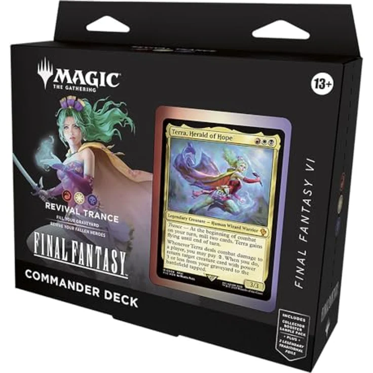 Wizards of the Coast MTG Magic the Gathering Final Fantasy Commander Deck DE, 4 Decks mit 100 Karten, inkl. legendärer Karten, Sammler-Booster und Token-Karten – Bild 2