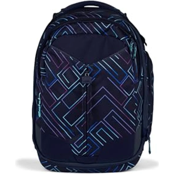 Satch Schulrucksack Match, Polyester, größenverstellbar mit Innenfächern und reflektierenden Streifen – Bild 6