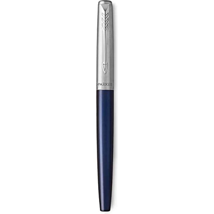 Parker Füllhalter Jotter Core, Edelstahl Gold - Chromzierteile Feder M Geschenkbox - Zeitloses Design und überragende Schreibpräzision – Bild 3