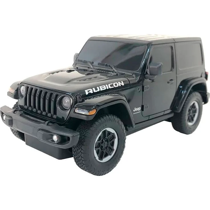 Rastar 1:24 Jeep Wrangler JL, ferngesteuertes Auto in schwarz, mit Vorwärts- und Rückwärtsfunktion für Kinder ab 6 Jahren