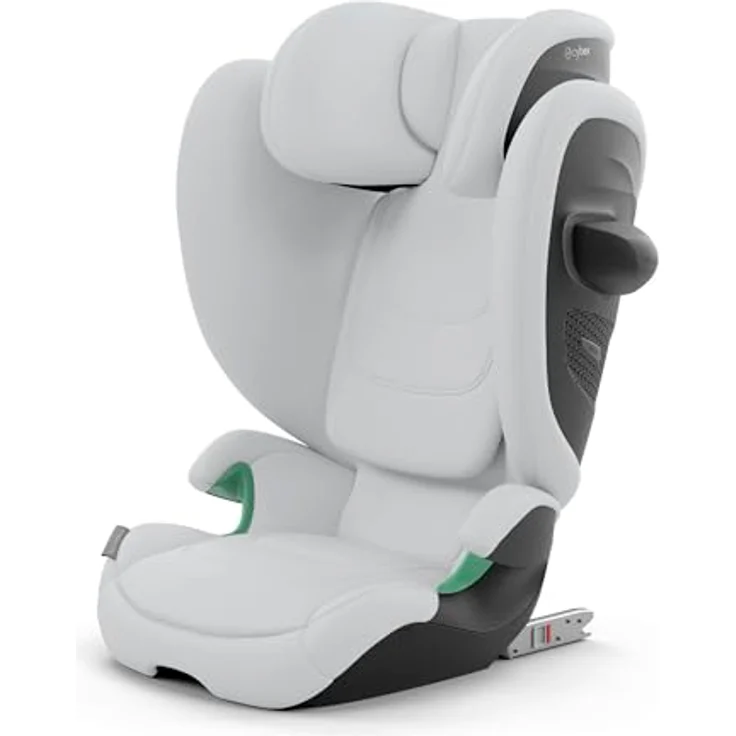 Cybex Solution G2 I-Fix, Kindersitz 100-150 cm mit neigbarer Kopfstütze, Fog Grey – Bild 1