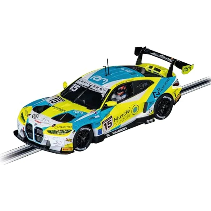 Carrera 20023995 DIGITAL 124 Auto BMW M4 GT3 RAM Racing No. 15, Maßstab 1:24, mit LED-Beleuchtung – Bild 1