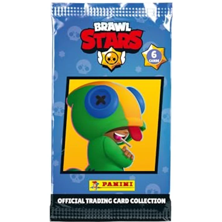Panini Brawl Stars Trading Cards - Flow Packs Display (24 Tüten), 180 Karten mit Lieblingscharakteren, inklusive glänzender und ultraselterner Karten – Bild 5