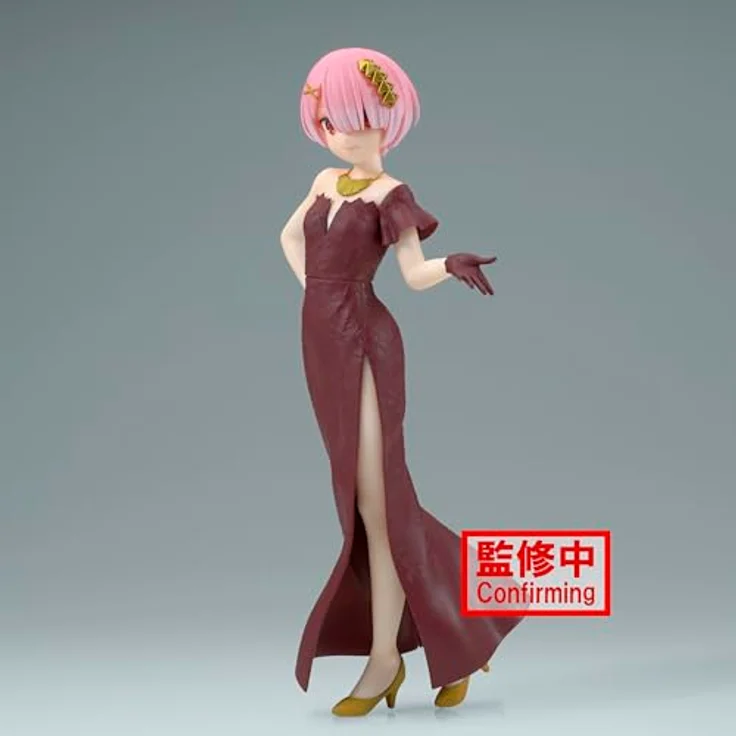 Banpresto Ram Glitter & Glamours, 23 cm Sammelfigur aus Re:Zero - Starting Life In Another World, Mehrfarbig BP88940P – Bild 3
