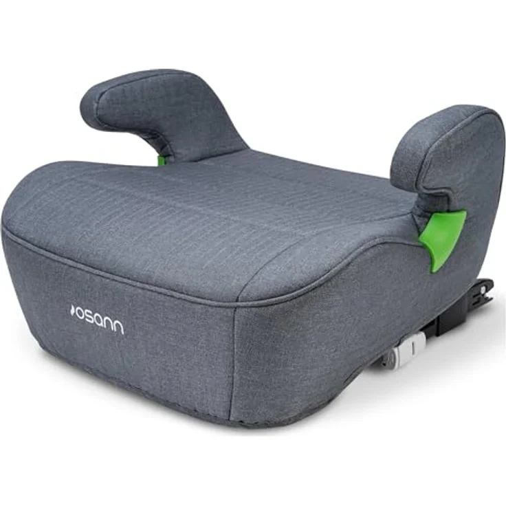 Osann Kindersitzerhöhung Junior Isofix i-Size, Sitzerhöhung Auto Kinder mit Isofix ab 126cm, Booster, schwarz – Bild 5