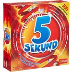 Trefl 5 Sekunden Gesellschaftsspiel für Kinder ab 8 Jahren, Dynamisches Familien-Spiel mit Überraschenden Fragen und Zeitmesser