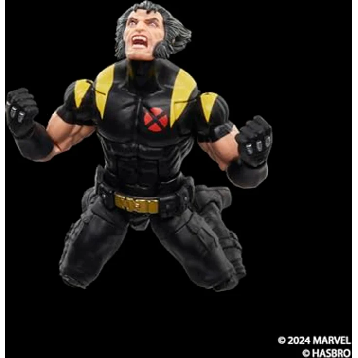 Hasbro Marvel Legends Wolverine X-Treme X-Men Figur, 15 cm, vollbeweglich mit 4 Accessoires – Bild 7