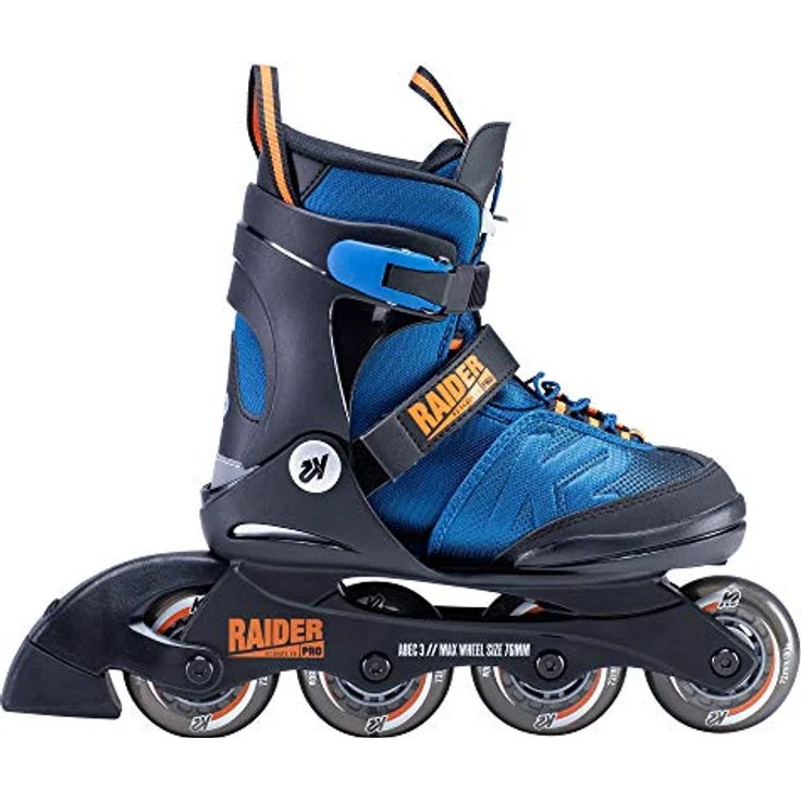 K2 Inline Skates RAIDER PRO, verstellbar, Original-SoftBoot-Technologie, black - blue - orange – Bild 3