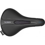 TERRY Fisio GTC Gel Max Men Schwarz, Sattel mit Light FeC Stahl-Gestell, DuraLux Microfiber, Sitzbreite: 12cm - 15cm