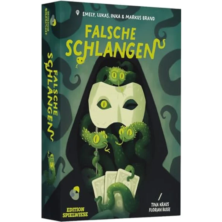 Edition SPIELWIESE Falsche Schlangen, Gesellschaftsspiel mit strategischem Bluff und Identitätsspiel-Dynamik, für 3–6 Spieler ab 8 Jahren – Bild 1