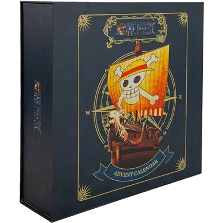 Cinereplicas One Piece Deluxe Adventskalender 2024 - Offizielle Lizenz, Pop-up Hardcover-Box, 24 einzigartige Geschenke, Originaldesign 🏴‍☠️ – Bild 1