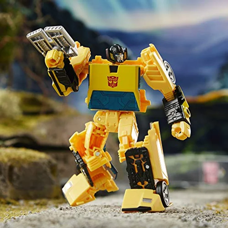 Transformers Generations War for Cybertron: Earthrise Deluxe WFC-E36 Sunstreaker, Action-Figur im G1 Sportwagen-Modus mit Blaster-Accessoire, ab 8 Jahren – Bild 2