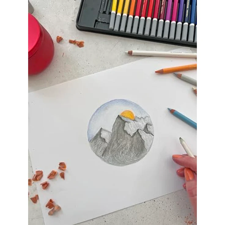 STABILO CarbOthello Arty, 60er Metalletui mit Pastellkreidestiften, Künstlerqualität, Ø 4,4 mm, hochpigmentiert, trocken misch- und wischbar – Bild 7
