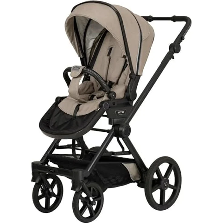 Hartan Kinderwagenset IVY GTR Outdoor, Sand, 3-teilig, inkl. Liegewanne und Sportsitz, mit Feststellbremse, kugelgelagerten Rädern, Federsystem, UV 50+ – Bild 4