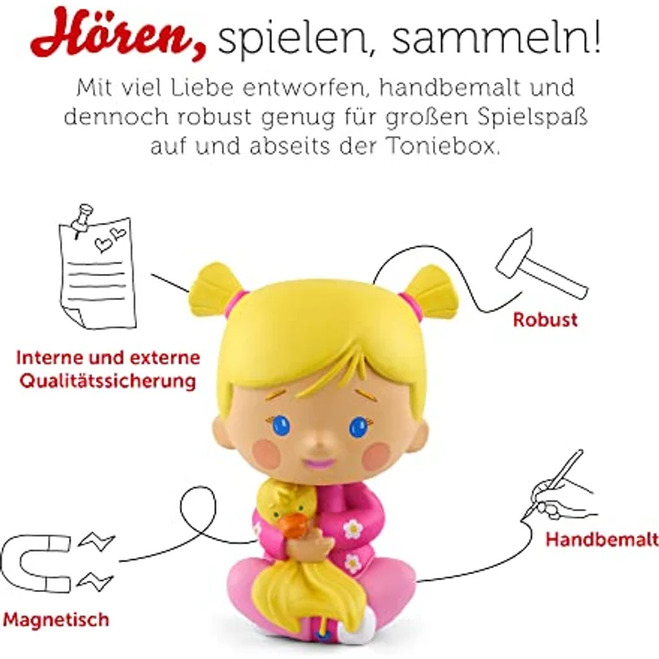 tonies Hörfiguren für Toniebox, Zoés Zauberschrank – Eule/Regenbogenrätsel/Schatz AHOI/Farbe Rosa, Hörspiel für Kinder ab 3 Jahren, Spielzeit ca. 46 Minuten – Bild 3