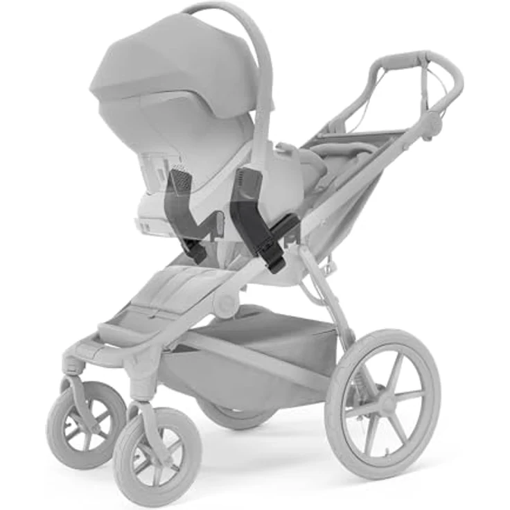 Thule Urban Glide 4-wheel Buggy Für Jedes Terrain Black One-Size, Schwenkbare Vorderräder, Beinauflage, Einklappbar – Bild 4