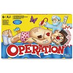 Hasbro Gaming Klassisches Spiel Operation (Nordic Pack), langlebig und flexibel mit hochwertigem Zubehör