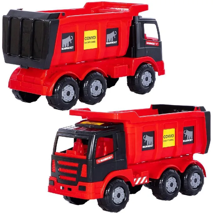 NoName Mammoet Kipper 67cm, Robustes Spielzeugauto für Drinnen und Draußen