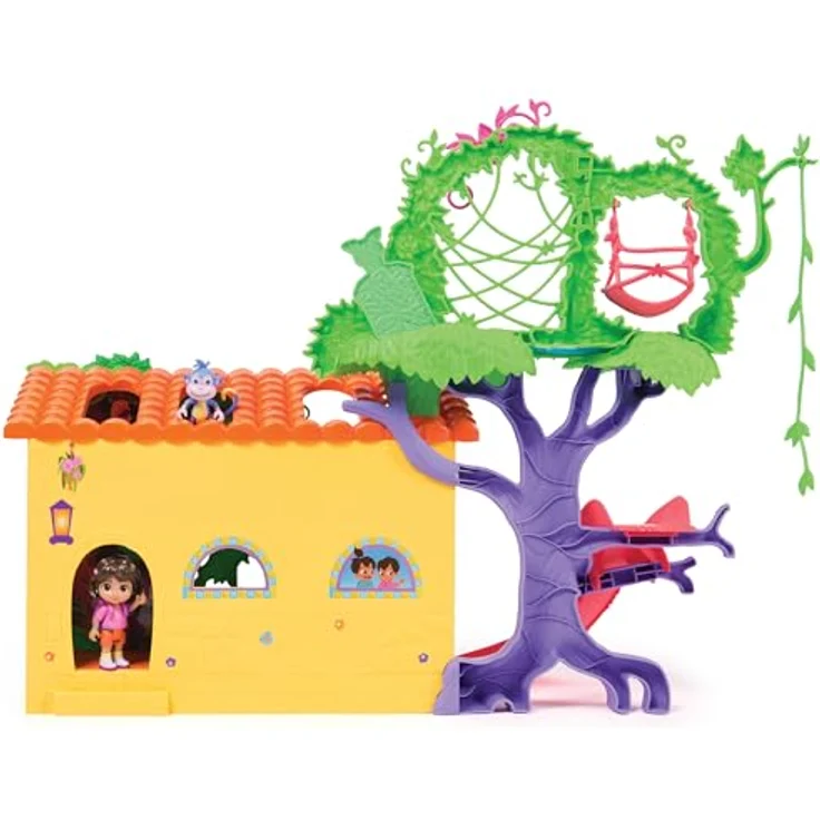 Spin Master 76563 DTE Dora - Casita Spielset mit 7 Spielbereichen, inklusive Figuren von Dora und Boots, Geräuschen aus der Show und exklusiven Sammlerkarten – Bild 10
