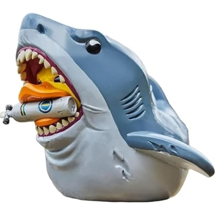 TUBBZ Überdimensionale Bruce Gummiente Figur - Premium Vinylfigur, Offizielles Jaws Merchandise - 150 % größer als normale TUBBZ, ca. 21,9 cm hoch – Bild 1