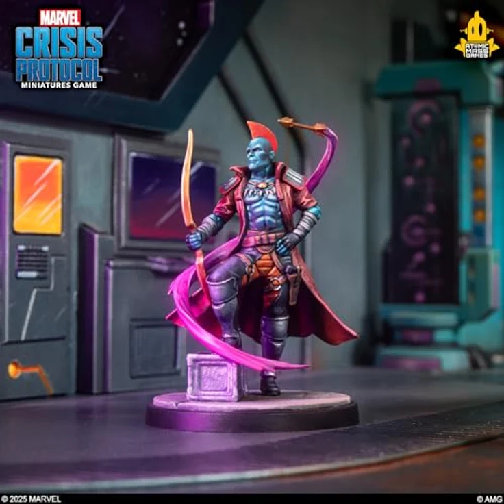 Atomic Mass Games AMGD2131 - Marvel: Crisis Protocol Yondu & Nova Character Pack, spielbare Miniaturfiguren für das Tabletop-Spiel – Bild 7