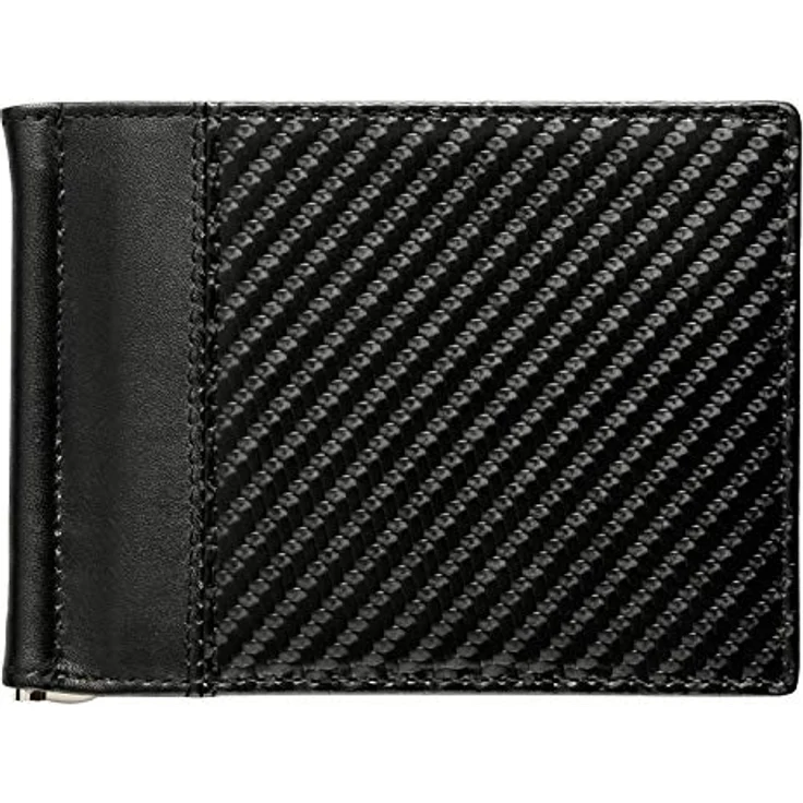 Bugatti Comet Geldbörse mit Geldklammer Herren Leder - Portemonnaie Herren Querformat Schwarz – Geldbeutel Portmonee Wallet Brieftasche Männer Portmonaise RFID – Bild 3