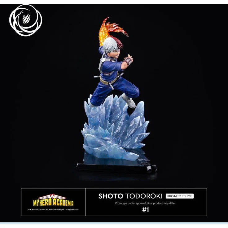 Tsume My Hero Academia IKIGAI Figur 1/6 Shoto Todoroki, handgefertigte Statue mit dynamischer Pose, limitierte Auflage