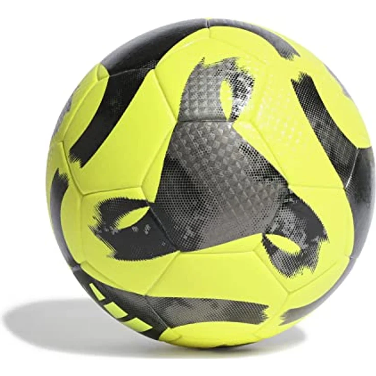 Adidas Unisex Ball (Thermal-Bonding) Tiro League Thermally Bonded Football, Solar Yellow/Black/Iron Met, HZ1295, 4 – Bild 2